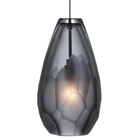 A large image of the LBL Lighting Briolette LED Smoke 6W Monopoint Bronze
