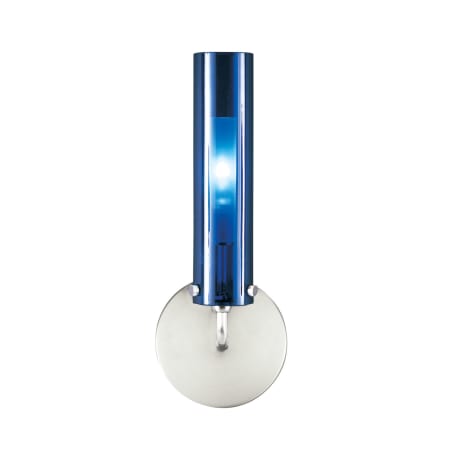A large image of the LBL Lighting Top Wall II Blue 35W Bronze