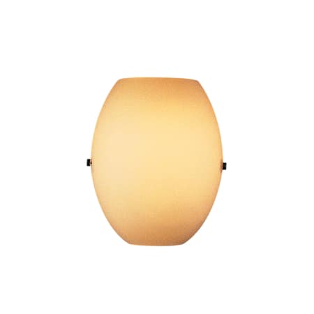 A large image of the LBL Lighting Tulip Wall Amber 60W Bronze