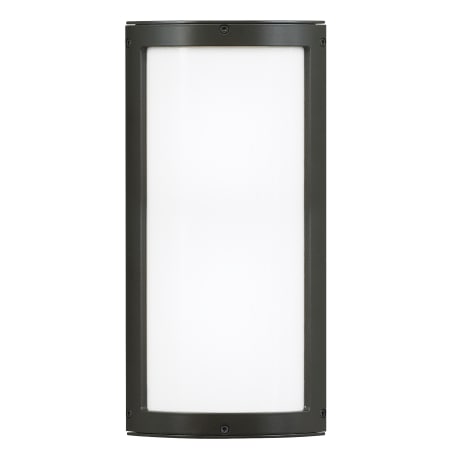 A large image of the LBL Lighting Omni Medium Outdoor Opal 120W Wall Bronze