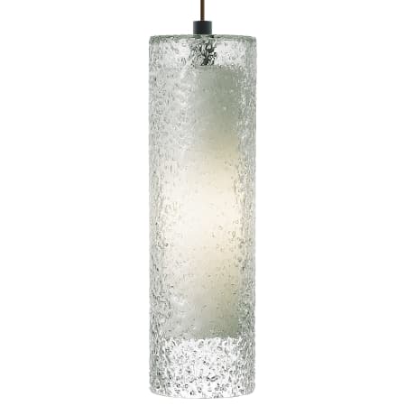 A large image of the LBL Lighting Rock Candy Clear 60W Pendant Bronze