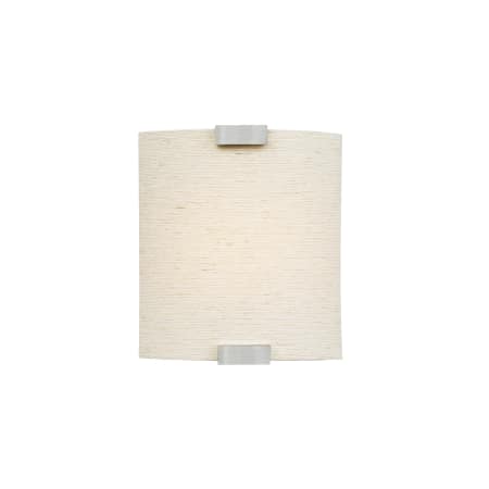 A large image of the LBL Lighting Omni LED Linen 10W Wall Silver