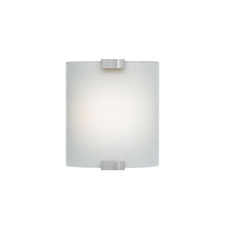 A large image of the LBL Lighting Omni LED Frost 10W Wall Silver