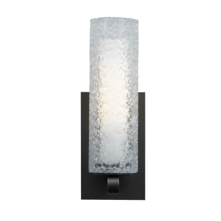 A large image of the LBL Lighting Mini-Rock Candy Cylinder Wall Clear 26W 277V Bronze