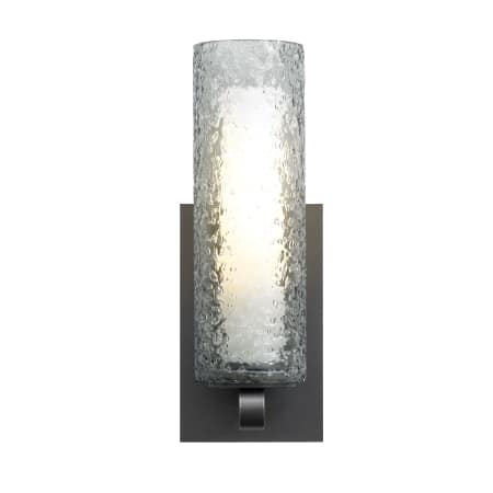 A large image of the LBL Lighting Mini-Rock Candy Cylinder Wall Smoke 26W 277V Bronze