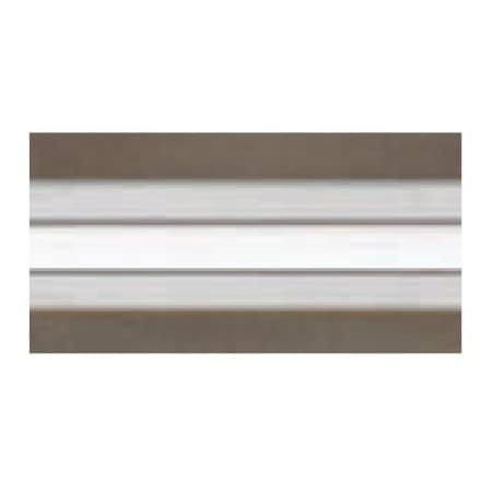 A large image of the LBL Lighting Straight Rail Bronze (48 Inches)