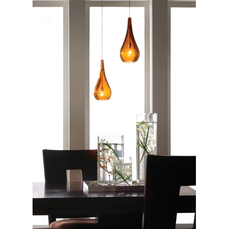 A large image of the LBL Lighting Seguro Amber Monopoint LBL Lighting Seguro Amber Monopoint
