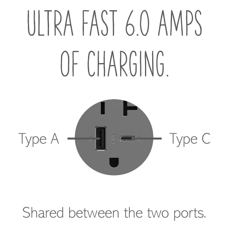 A large image of the Legrand ARTRUSB206AC Alternate Image