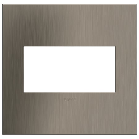 A large image of the Legrand AWC2G4 Satin Nickel