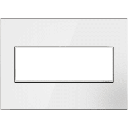 A large image of the Legrand AWM3G4 Mirror White on White