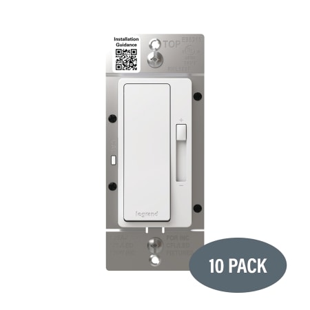 A large image of the Legrand RHL153P10PK White