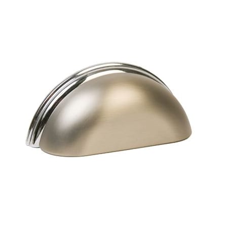 Lews Hardware 29-506 Candy Red / Polished Chrome Metal Bin Pull 3  