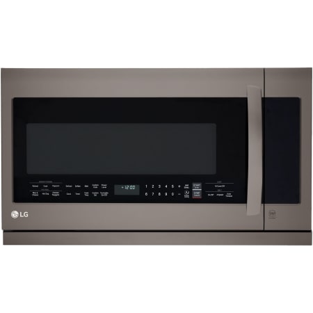 A large image of the LG LMHM2237S Black Stainless Steel