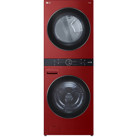 A large image of the LG WKGX201HA Candy Apple Red