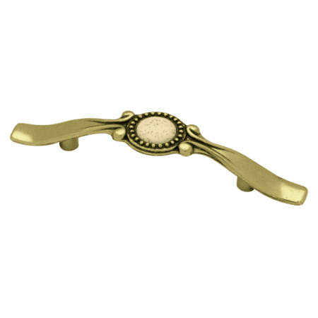 A large image of the Liberty Hardware P50161C-C5 Antique Brass and Oatmeal