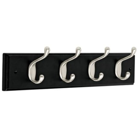 A large image of the Liberty Hardware 131584 Satin Nickel and Black