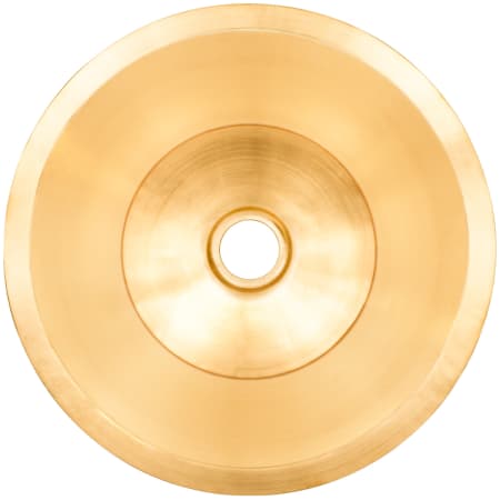 A large image of the Linkasink CS016 Satin Unlacquered Brass