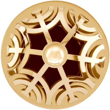 A large image of the Linkasink D011-SCR01-N Polished Smooth Brass Coated