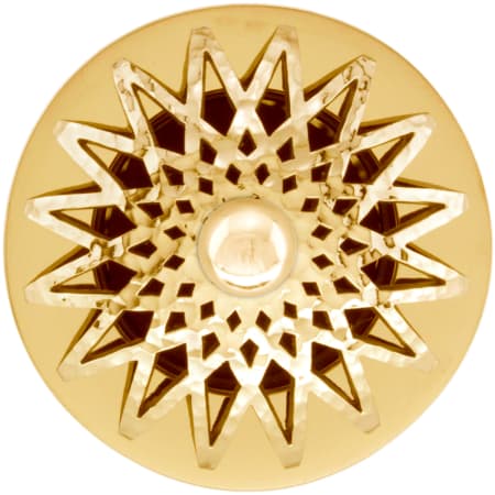 A large image of the Linkasink D015-SCR01-O Polished Hammered Brass Coated