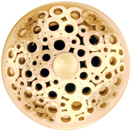 A large image of the Linkasink D017-SCR01-O Satin Hammered Brass Coated