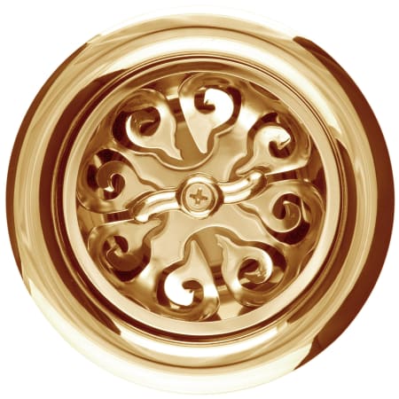A large image of the Linkasink D052 Polished Smooth Brass Coated