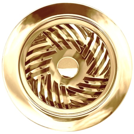 A large image of the Linkasink D073 Polished Smooth Brass Coated