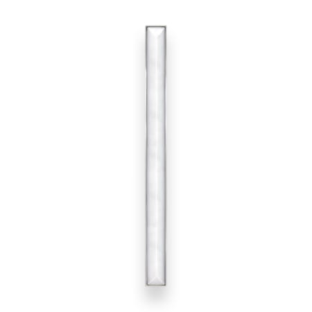 A large image of the Linkasink VH008-01 Satin Nickel with White Prism Glass