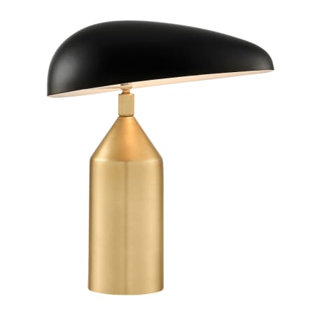 A large image of the Lite Source LS-23737 Antique Brass / Black