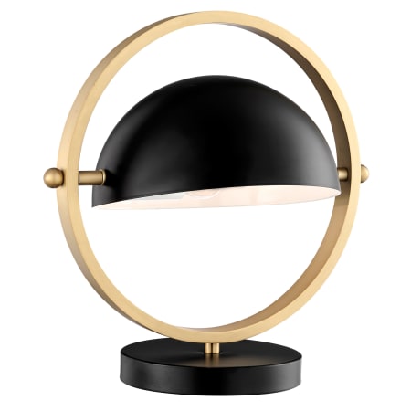 A large image of the Lite Source LS-23757/AB Black / Antique Brass