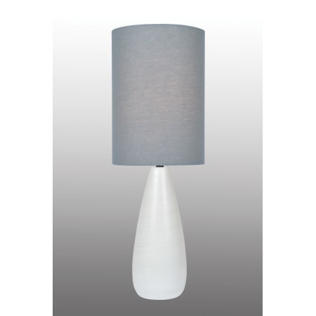 A large image of the Lite Source LS-23999 Brushed White / Grey