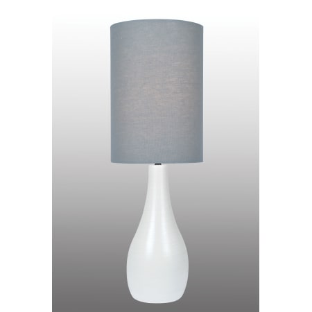 A large image of the Lite Source LS-24997 Brushed White / Grey