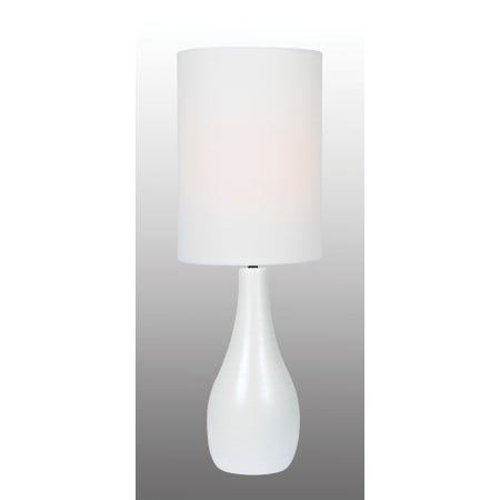 A large image of the Lite Source LS-24997 Brushed White / White