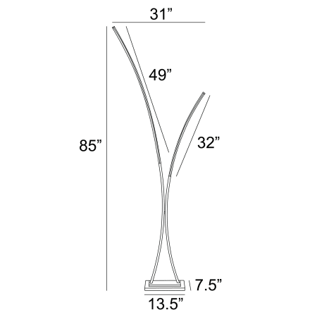 A large image of the Lite Source LS-83825 Alternate Image