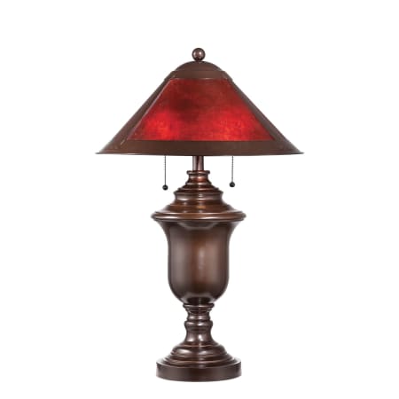 A large image of the Lite Source LS-21438 Dark Bronze / Mica Shade
