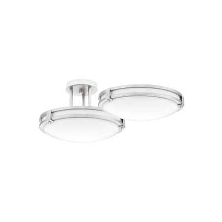 A large image of the Lithonia Lighting 11750 Brushed Nickel