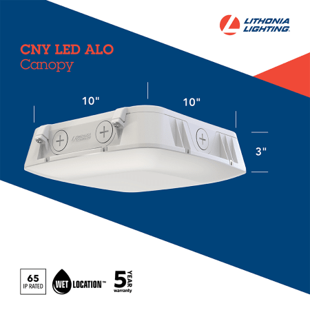 A large image of the Lithonia Lighting CNY LED ALO SWW2 UVOLT PE PIR M2 Alternate Image
