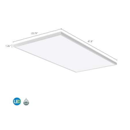 A large image of the Lithonia Lighting CPANL 2X4 ALO6 SWW7 Alternate Image
