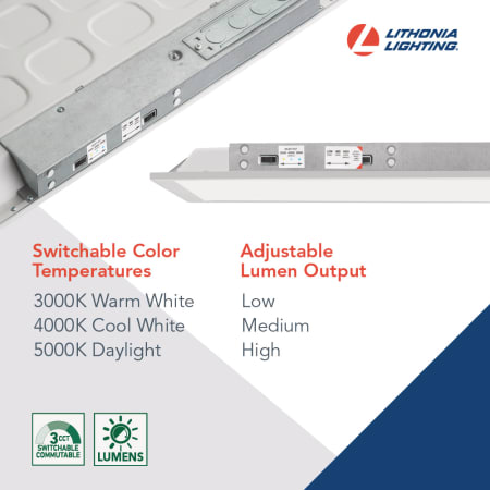 A large image of the Lithonia Lighting CPX 1X4 ALO7 SWW7 M4 Infographic