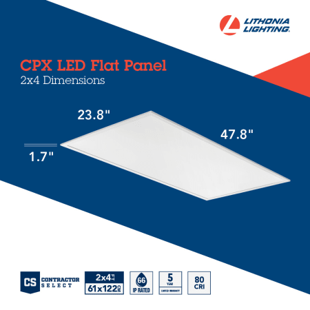 A large image of the Lithonia Lighting CPX 2X4 ALO8 SWW7 CP2 Alternate Image