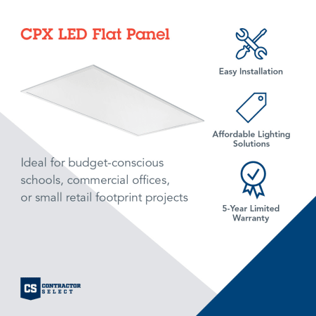 A large image of the Lithonia Lighting CPX 2X4 ALO8 SWW7 CP2 Alternate Image