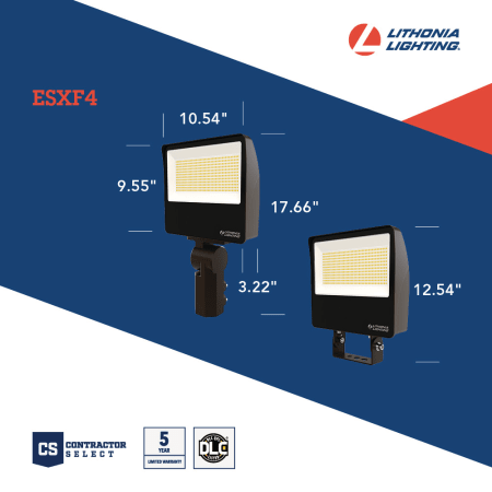 A large image of the Lithonia Lighting ESXF4 ALO SWW2 YS M2 Alternate Image