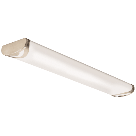 A large image of the Lithonia Lighting FMLBML 48IN 30K 80CRI Brushed Nickel