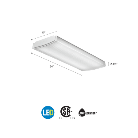 A large image of the Lithonia Lighting LBL2 LP835 Lithonia Lighting LBL2 LP835