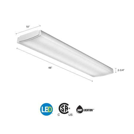 A large image of the Lithonia Lighting LBL4 LP835 Lithonia Lighting LBL4 LP835