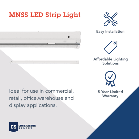 A large image of the Lithonia Lighting MNSS L48 5500LM MVOLT GZ10 40K Alternate Image