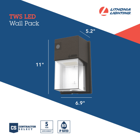 A large image of the Lithonia Lighting TWS LED ALO SWW2 MVOLT PE M2 Alternate Image