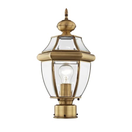 A large image of the Livex Lighting 2153 Antique Brass