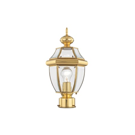 A large image of the Livex Lighting 2153 Polished Brass