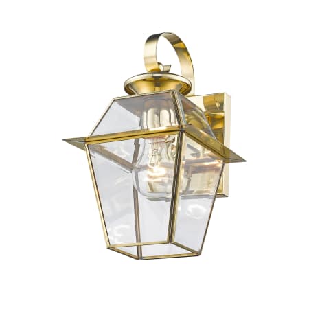 A large image of the Livex Lighting 2181 Polished Brass Gallery Image 3