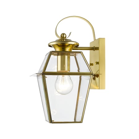 A large image of the Livex Lighting 2181 Polished Brass Gallery Image 5